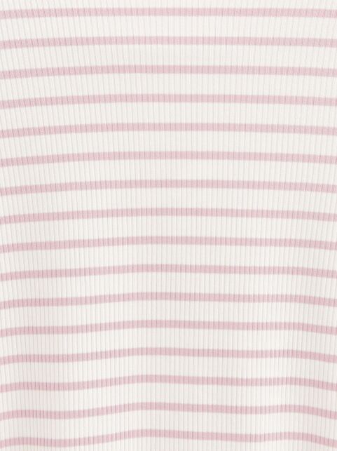 Укороченная прилегающая футболка в рубчик и полоску LD 2642 - купить в интернет-магазине Conte