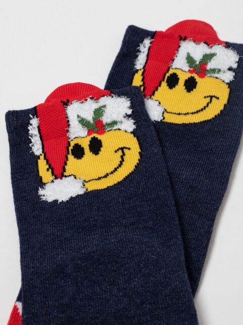 Новогодние носки с пикотом «Смаил» из объёмной пушистой нити - купить в интернет-магазине Conte