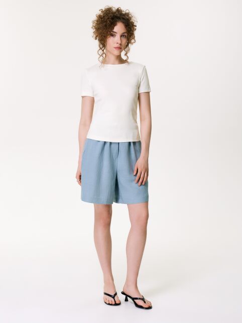 Футболка из хлопка в рубчик BASIC COLLECTION - купить в интернет-магазине Conte