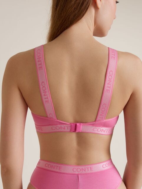 Бюстье из микромодала с декоративными линиями BODY TOUCH LBE 3192 - купить в интернет-магазине Conte