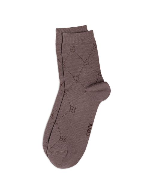 Носки из хлопка с геометрическим рисунком CLASSIC - купить в интернет-магазине Conte