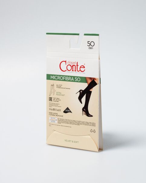Плотные гольфы Microfibra 50 (конверт) - купить в интернет-магазине Conte