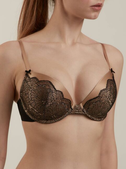 Бюстгальтер push-up на каркасах Satin TB1173 - купить в интернет-магазине Conte