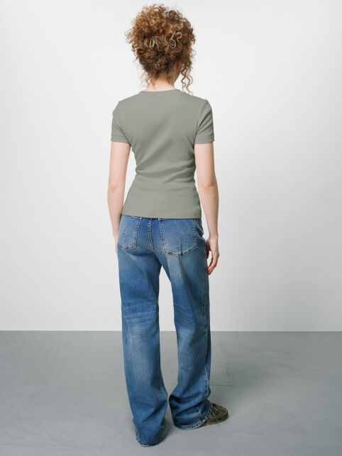 Футболка из хлопка в рубчик BASIC COLLECTION LFB 5023 - купить в интернет-магазине Conte