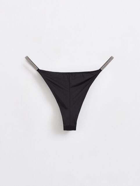 Трусы «танга» со средней линией талией и декором из стразов SAVAGE LTA 2554 - купить в интернет-магазине Conte