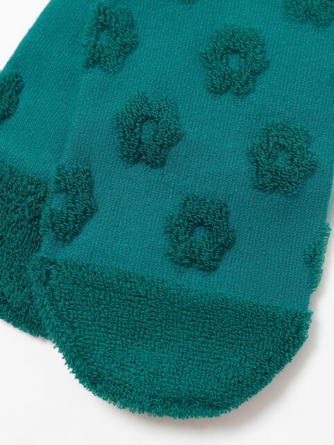 Махровые носки из хлопка с объемным рисунком «цветочки» COMFORT, модель 548 - купить в интернет-магазине Conte