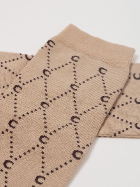 Хлопковые носки с отсылкой к логотипу бренда - купить в интернет-магазине Conte