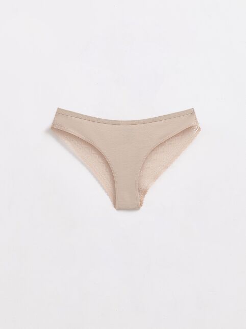 Трусы «бикини» из геометрического кружева и хлопка GRAFIC LACE LB 1985 - купить в интернет-магазине Conte