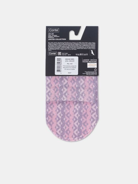 Сияющие носки с рисунком «Tracery» - купить в интернет-магазине Conte