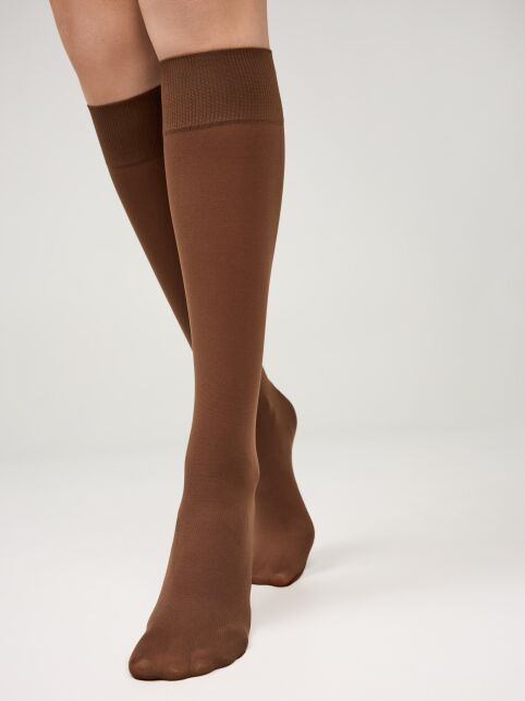 Плотные гольфы Microfibra 50 (конверт) - купить в интернет-магазине Conte