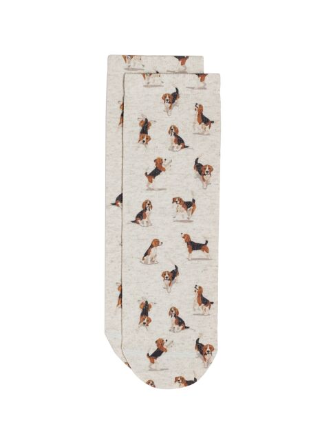Носки со льном из лимитированной коллекции BEST FRIENDS «Бигль» - купить в интернет-магазине Conte