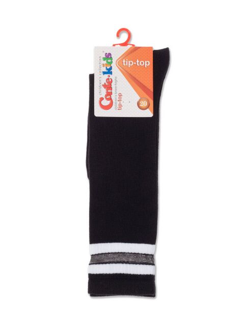 Однотонные хлопковые гольфы со вставками из прозрачной сетки - купить в интернет-магазине Conte