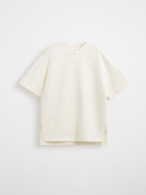 Футболка из футера с разрезами по бокам LD 3081 - купить в интернет-магазине Conte