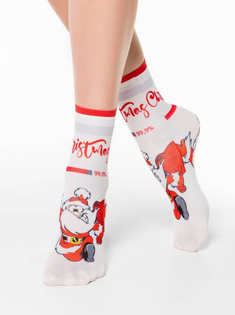 Новогодние носки с рисунком «Christmas» - купить в интернет-магазине Conte