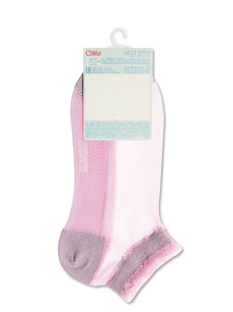 Короткие прозрачные носки с люрексом - купить в интернет-магазине Conte