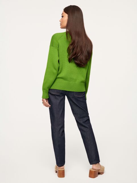 Джинсы mom с высокой посадкой из raw-денима CON-546 - купить в интернет-магазине Conte