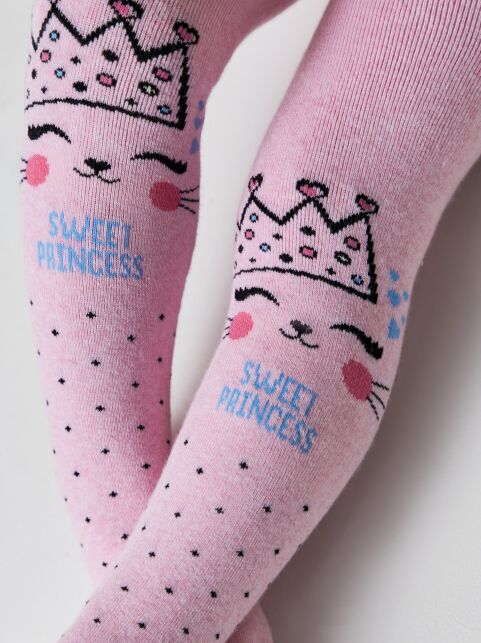 Колготки SOF-TIKI (махровые внутри) с рисунками, модель 524 - купить в интернет-магазине Conte