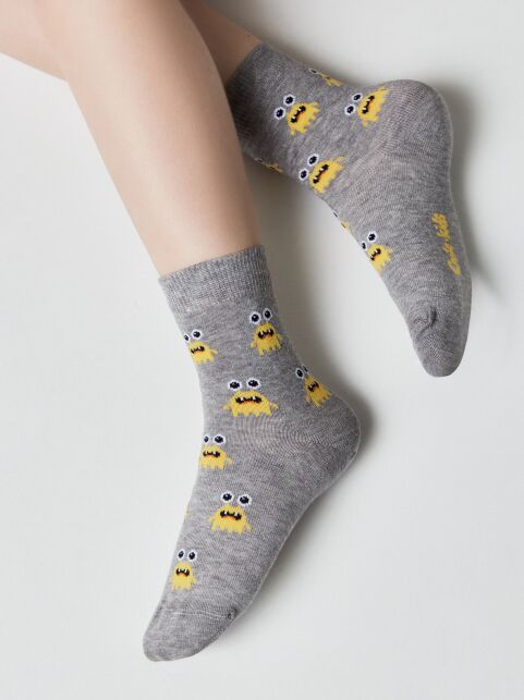 Хлопковые носки с рисунком “Monster” - купить в интернет-магазине Conte