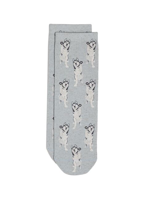 Носки со льном из лимитированной коллекции BEST FRIENDS «Хаски» - купить в интернет-магазине Conte