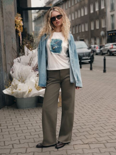 Футболка из хлопка с рисунком «Sea» LD 3032 - купить в интернет-магазине Conte