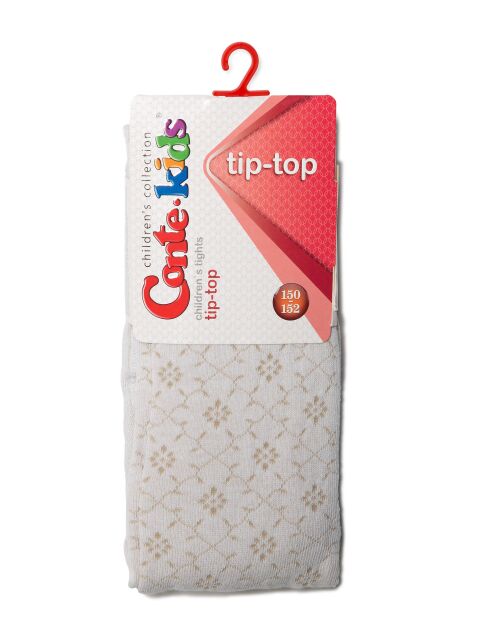 Колготки хлопковые детские TIP-TOP молочный 413 - купить в интернет-магазине Conte