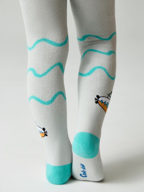 Колготки SOF-TIKI (махровые внутри) с рисунком "волны" - купить в интернет-магазине Conte