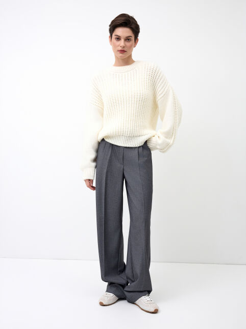 Джемпер умеренно свободного силуэта из пряжи с шерстью LDK 24137 - купить в интернет-магазине Conte