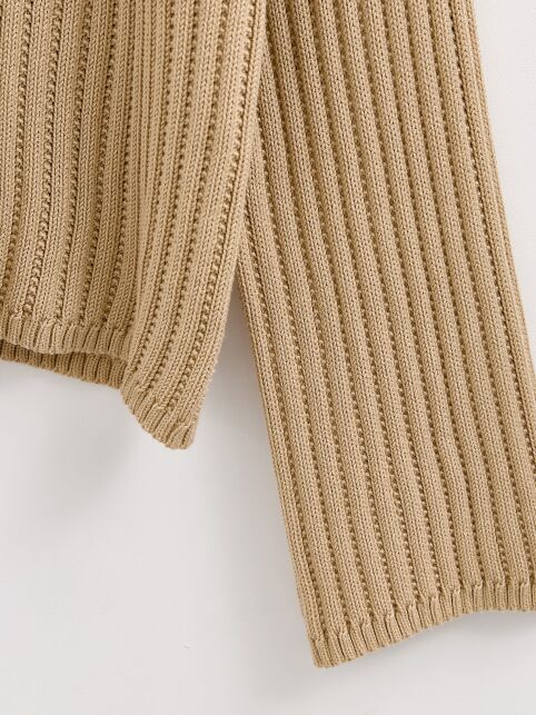 Джемпер объёмного силуэта из хлопковой пряжи LDK 24117 - купить в интернет-магазине Conte