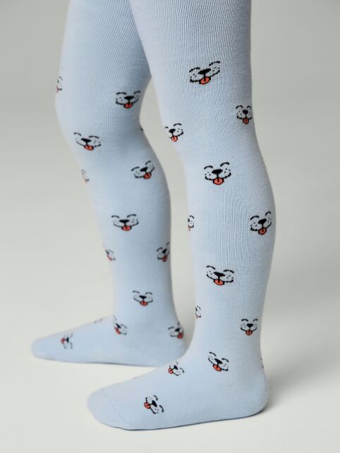 Колготки SOF-TIKI (махровые внутри) с рисунком "собачки" - купить в интернет-магазине Conte