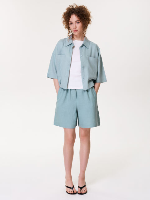 Льняные шорты с вискозой LS 3480 - купить в интернет-магазине Conte