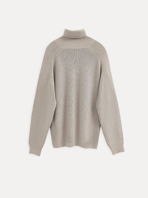 Джемпер свободного силуэта с отложным воротником стойкой LDK 24108 - купить в интернет-магазине Conte