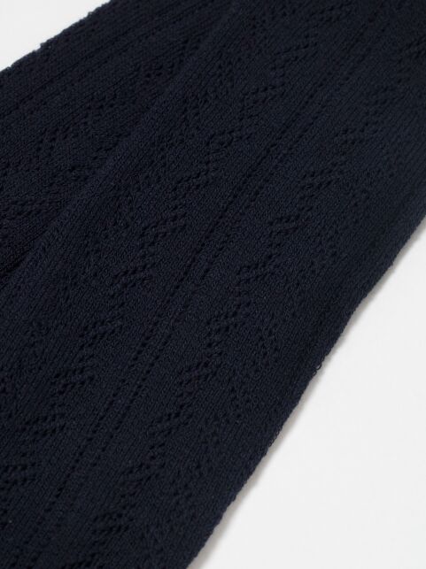 Ажурные светло-серые хлопковые колготки Miss - купить в интернет-магазине Conte