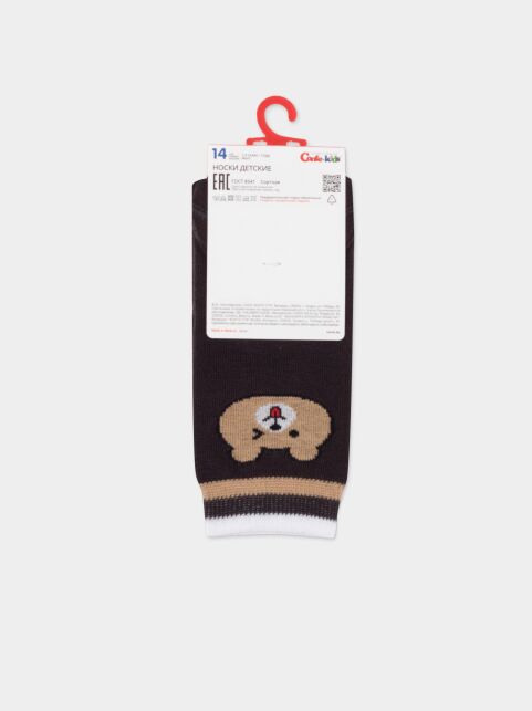 Хлопковые носки с рисунком “Bear” - купить в интернет-магазине Conte