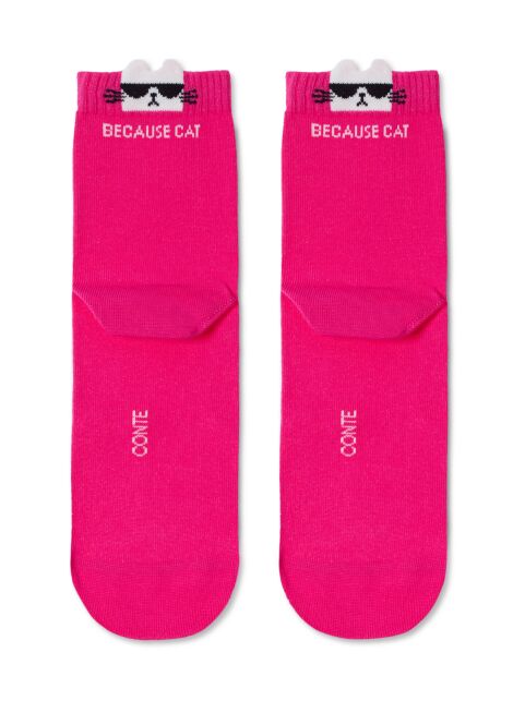 Носки с пикотом «Cat» - купить в интернет-магазине Conte