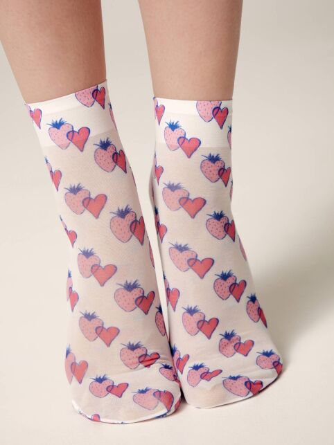 Носки с рисунком «Strawberry» - купить в интернет-магазине Conte