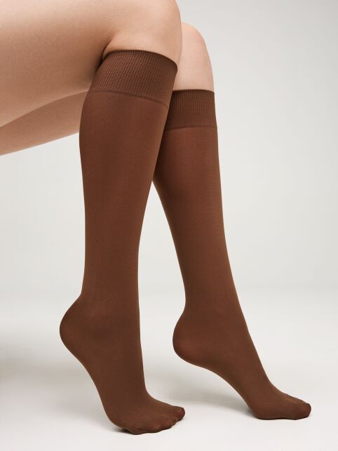 Плотные гольфы Microfibra 50 (конверт) - купить в интернет-магазине Conte