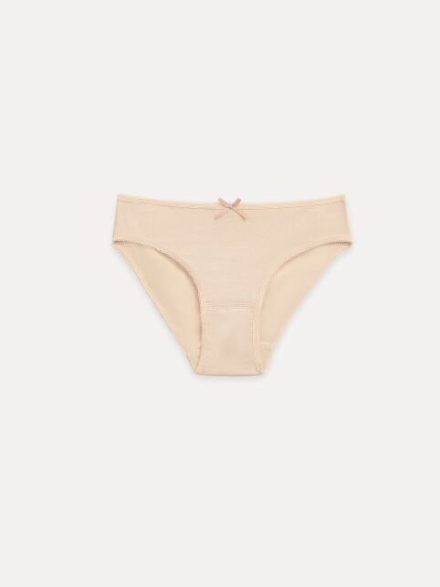 Трусы для девочки из хлопка с декоративным бантиком BASIC COLLECTION - купить в интернет-магазине Conte