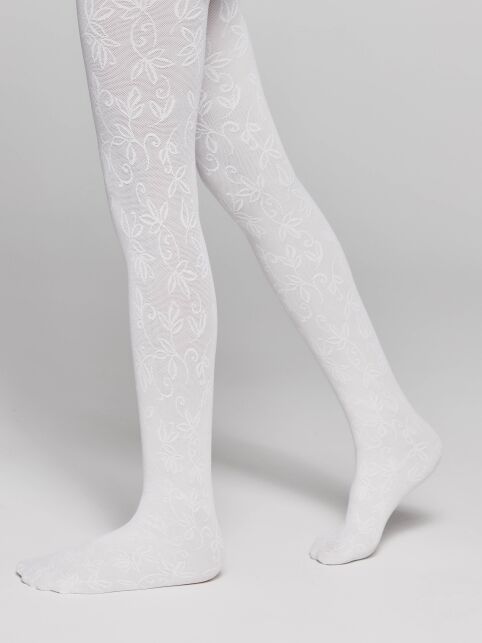 Колготки с ажурным цветочным рисунком KETTY - купить в интернет-магазине Conte