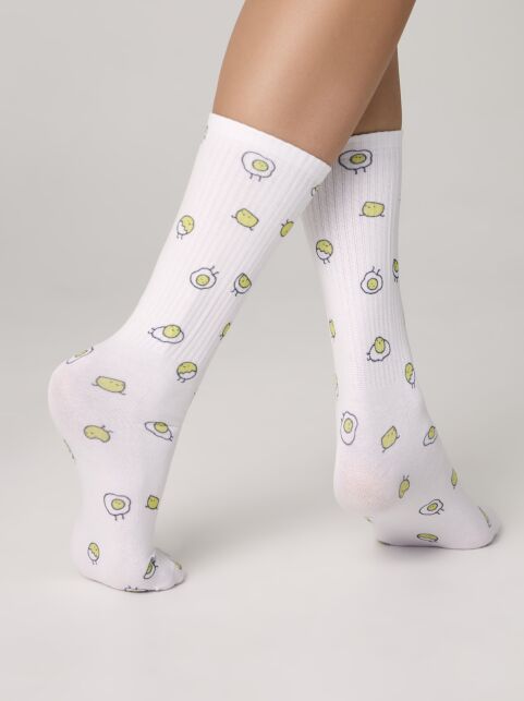 Удлиненные носки с хлопком «Еggs» - купить в интернет-магазине Conte