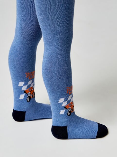 Хлопковые колготки с рисунком “Racing” - купить в интернет-магазине Conte