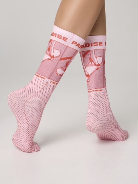 Удлиненные носки с хлопком «Paradise» - купить в интернет-магазине Conte