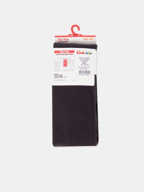 Хлопковые графитовые колготки TIP-TOP с рисунком "динозаврики" - купить в интернет-магазине Conte