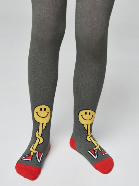 Хлопковые колготки с рисунком “Smile” - купить в интернет-магазине Conte