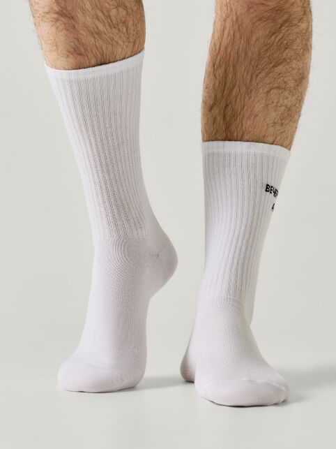 Удлинённые носки ACTIVE с надписью «Вечер добрый, а я нет» - купить в интернет-магазине Conte