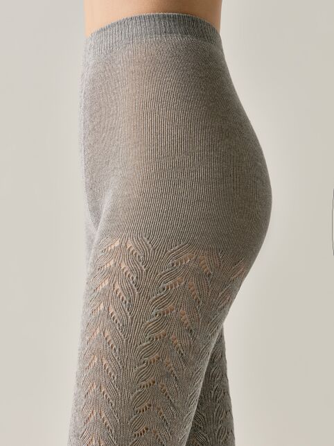 Тёплые ажурные колготки AJOUR - купить в интернет-магазине Conte