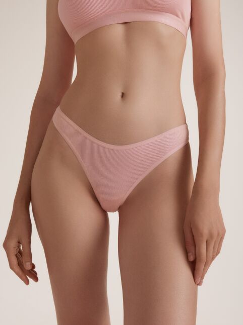 Трусы бразилиано в рубчик из вискозы ACTIVE SHAPE LBR 3186 - купить в интернет-магазине Conte