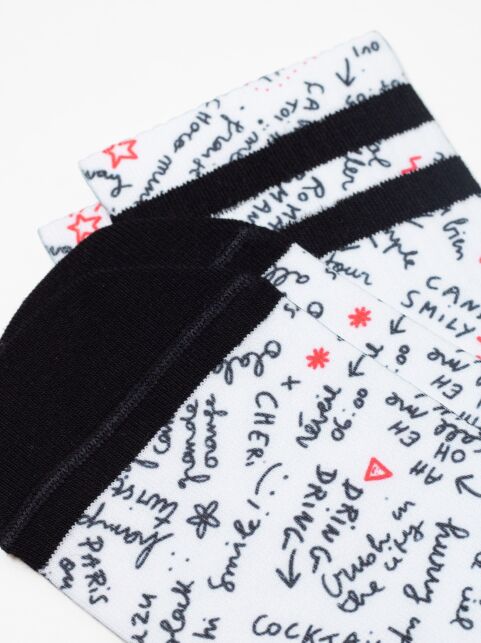 Удлиненные носки с абстрактным рисунком, модель 655 - купить в интернет-магазине Conte