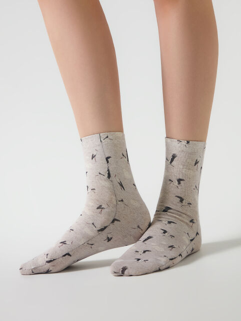 Носки из пряжи со льном «Аист» - купить в интернет-магазине Conte
