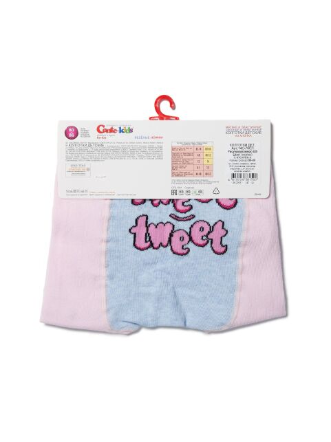 Колготки детские TIP-TOP (веселые ножки) светло-розовый - купить в интернет-магазине Conte