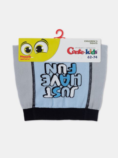 Хлопковые колготки с рисунком «Just have fun» Хлопковые колготки с рисунком «Just have fun» - купить в интернет-магазине Conte